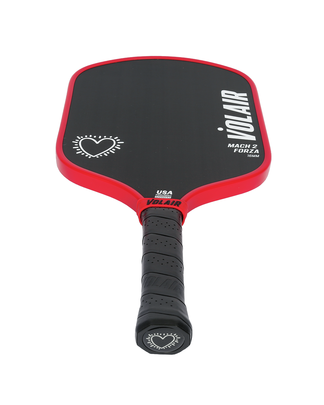 Mach 2 Forza 16mm: Keith Haring #1 – pickleball paddle back view