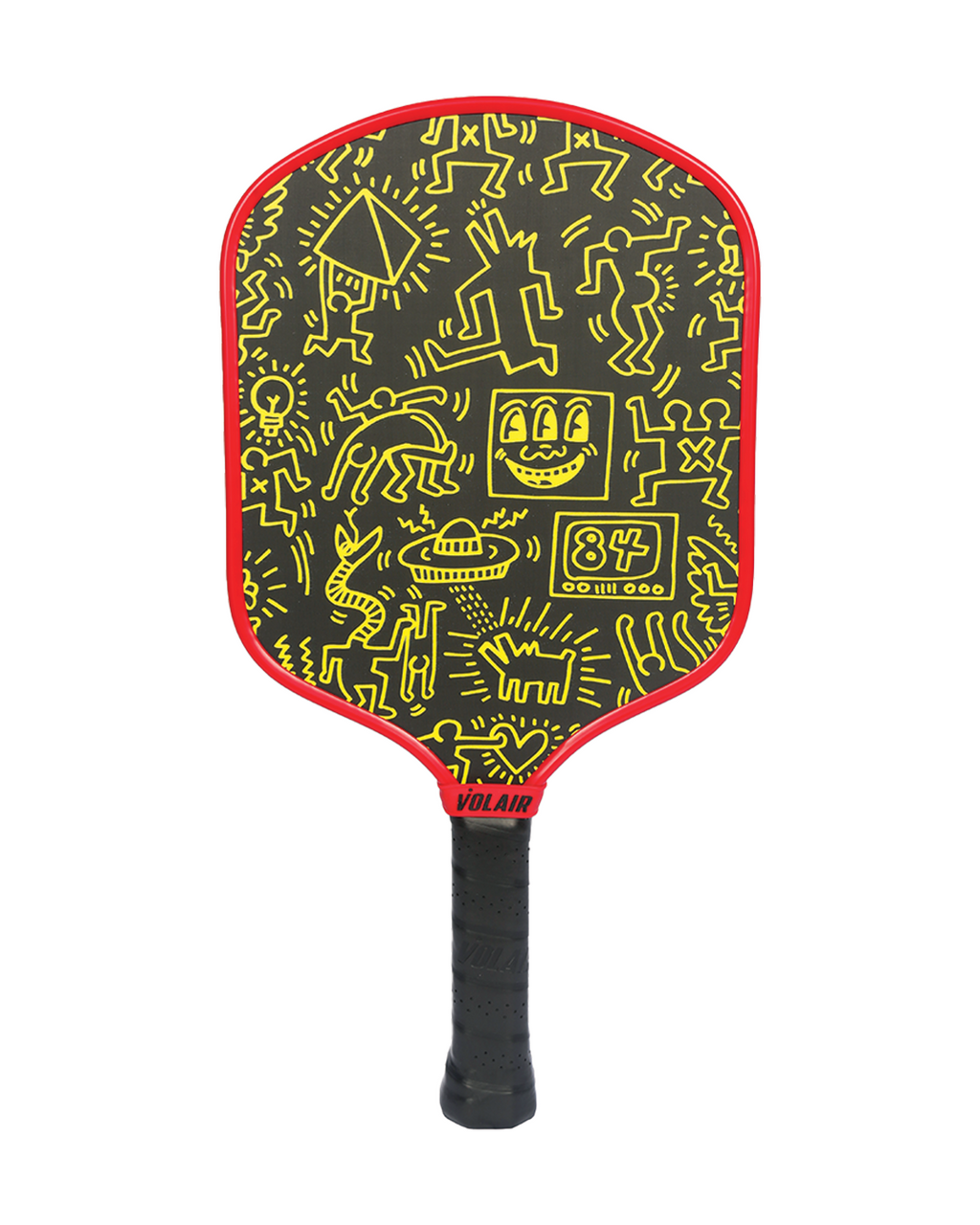 Mach 2 Forza 16mm: Keith Haring #2 – pickleball paddle front view
