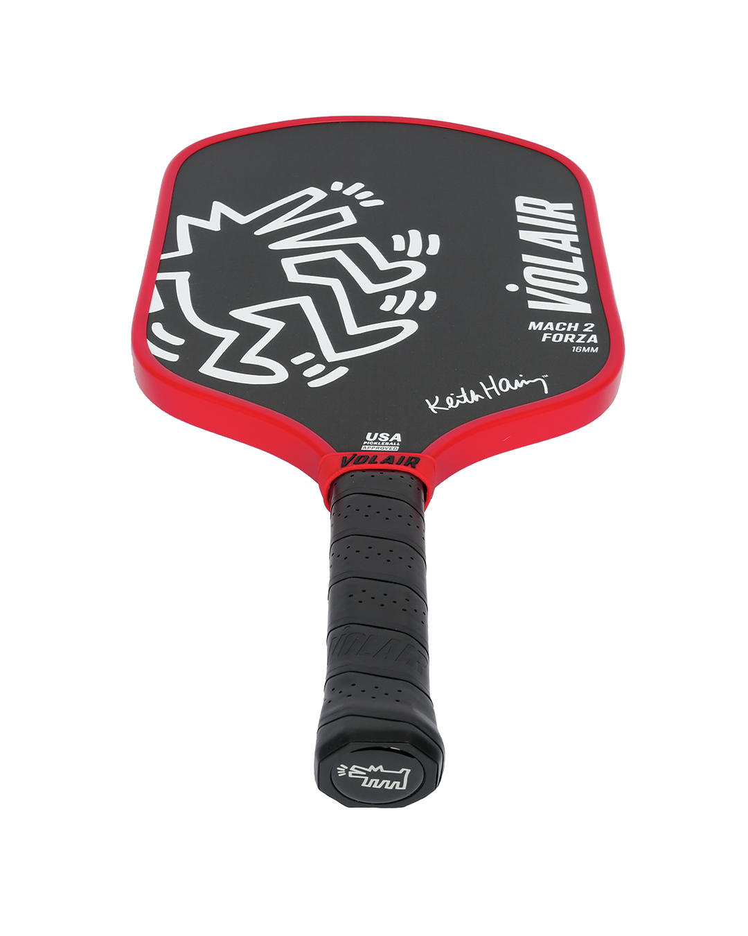 Mach 2 Forza 16mm: Keith Haring #3 – pickleball paddle back view
