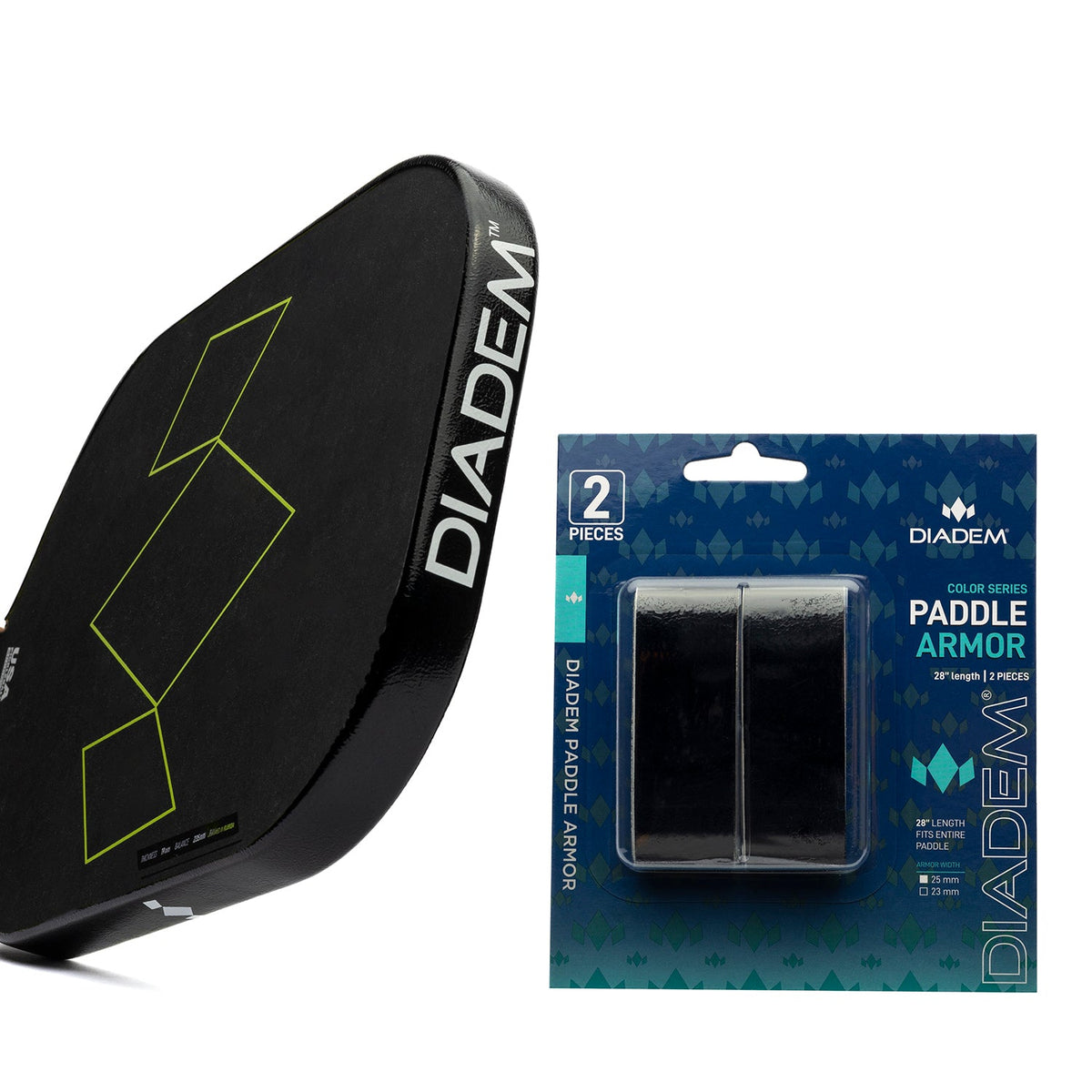 Diadem Paddle Armor – pickleball paddle back view