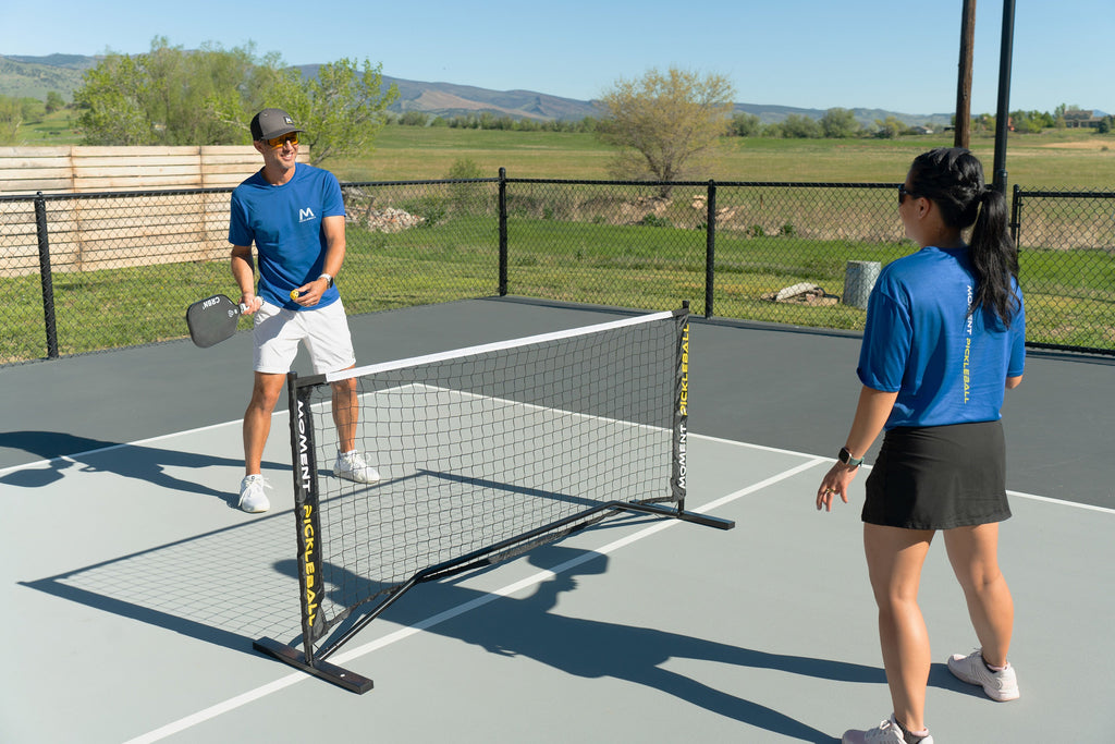 Moment Pickleblasters 2-Color Mini Plastic Indoor/Outdoor Practice Balls for Pickleball Training back view