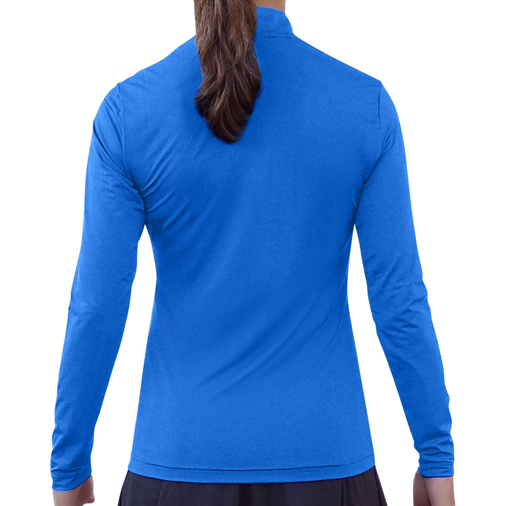 Royal Blue 1/4 Zip Pullover – pickleball apparel front view