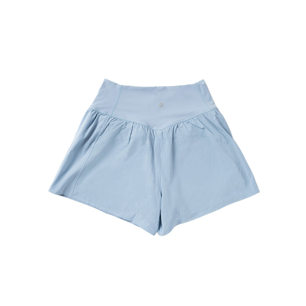 Women's High Waisted Crossover 2-in-1 Pickleball Shorts with Side Pocket front view
