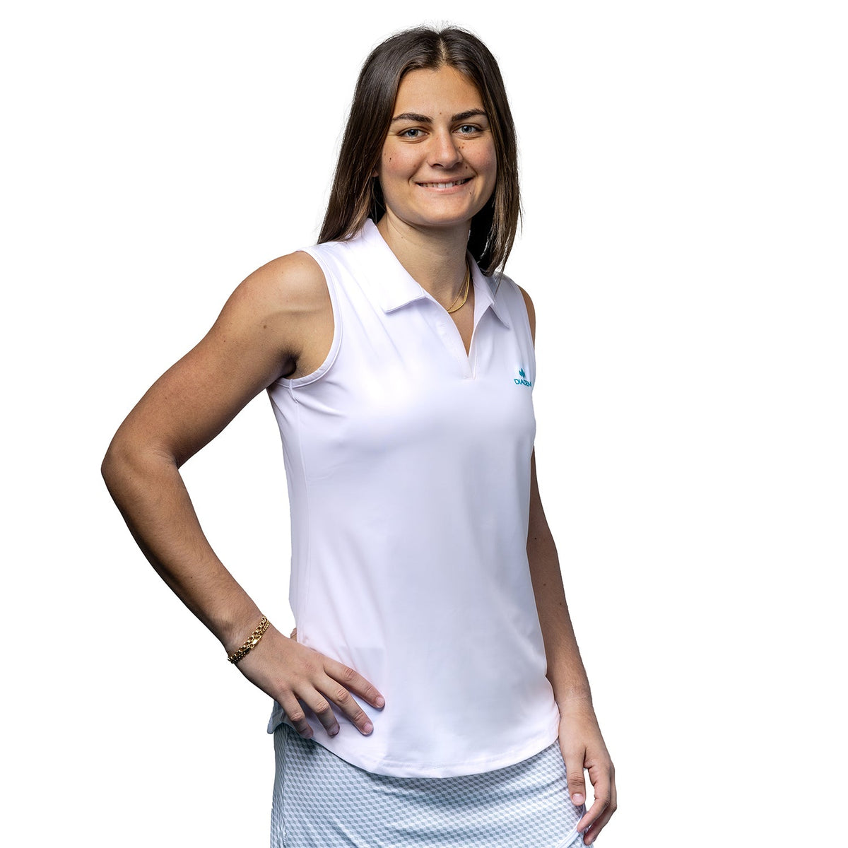 Women's Scales Bahama Sleeveless Polo – pickleball apparel