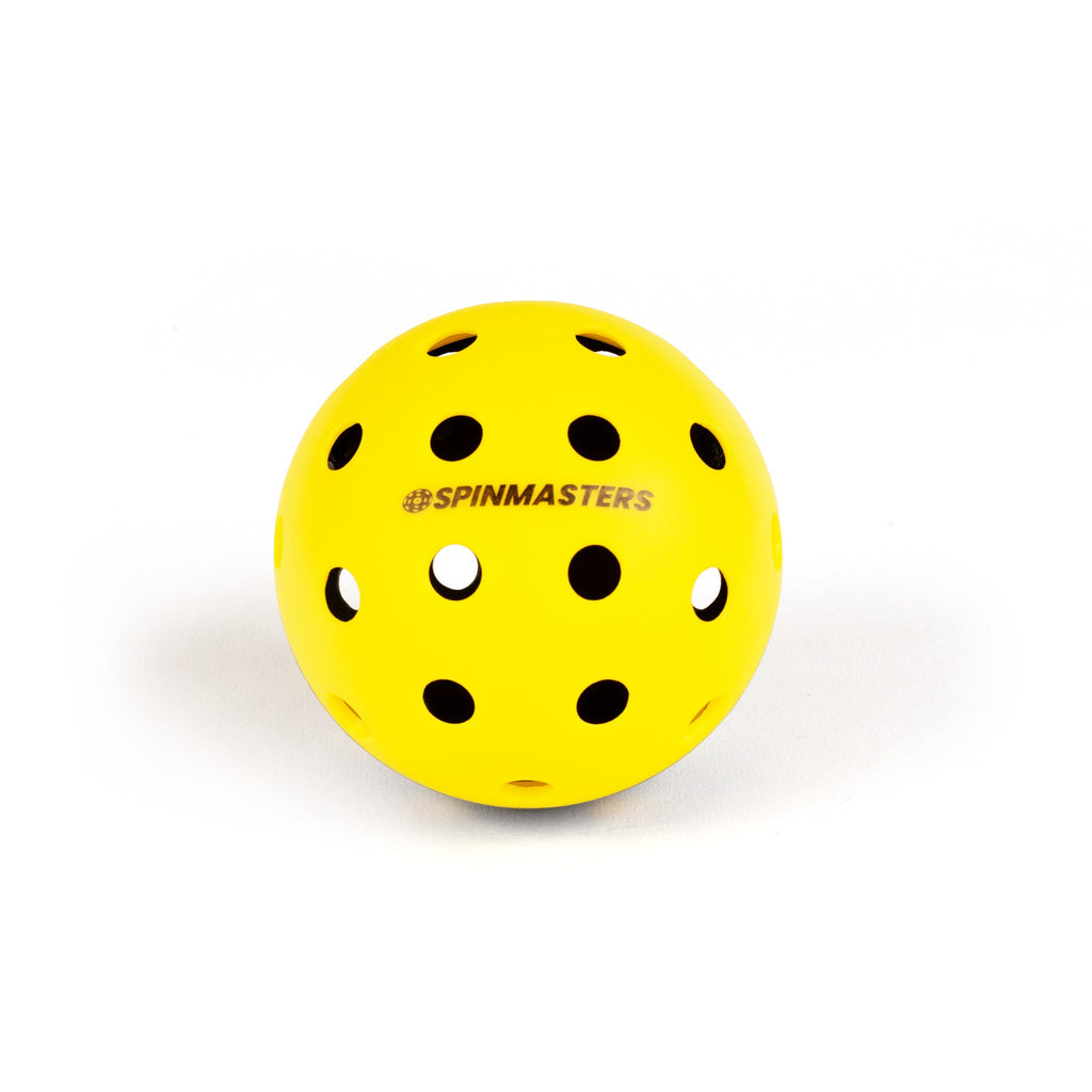 Moment Spinmasters 2-Color Indoor/Outdoor Balls for Pickleball Training back view