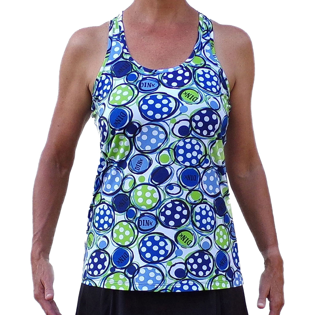 Dink 1 Racerback Tank – pickleball apparel