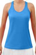 Electric Blue Racerback Tank – pickleball apparel