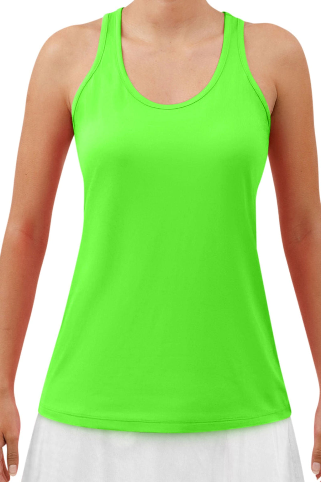 Gecko Green Racerback Tank – pickleball apparel