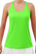 Gecko Green Racerback Tank – pickleball apparel