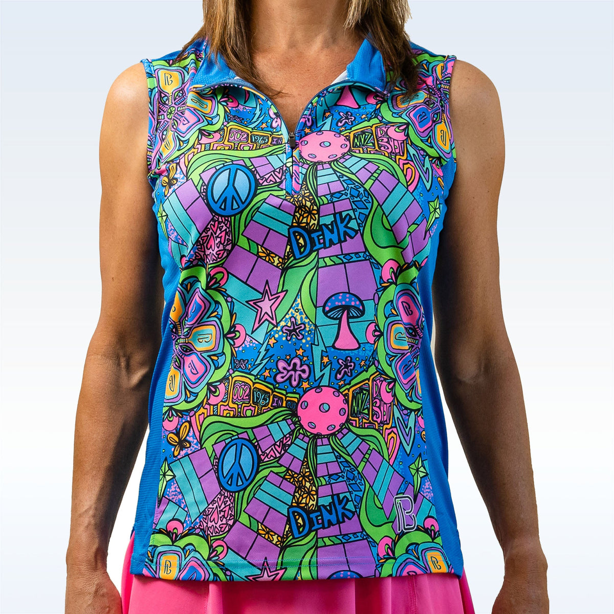 Groovy Sleeveless 1/4 Zip – pickleball apparel