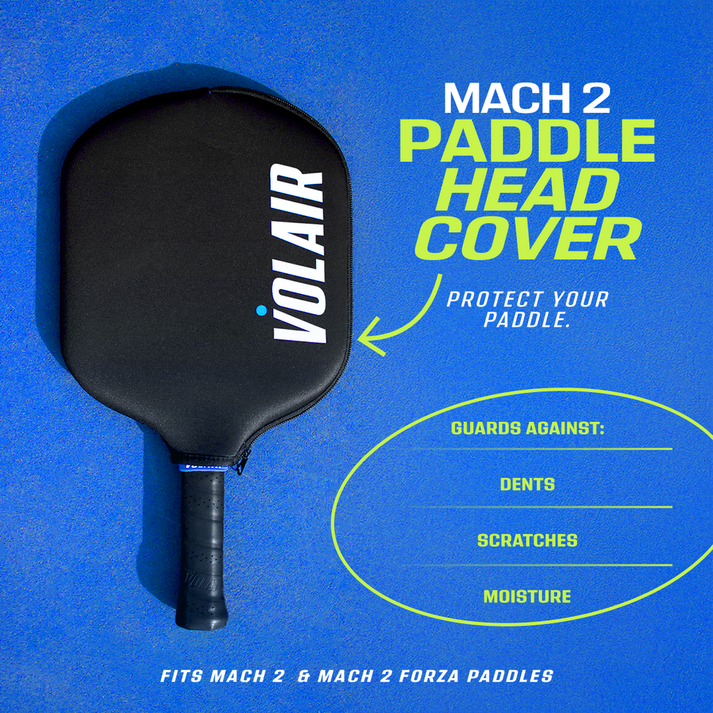 Volair Mach 2 Paddle Head Cover – pickleball accessory front view