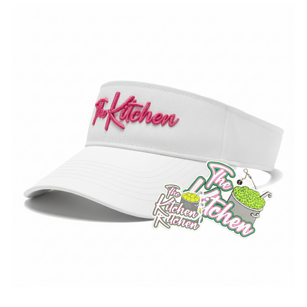 Pink Women's Visor – pickleball hat back view