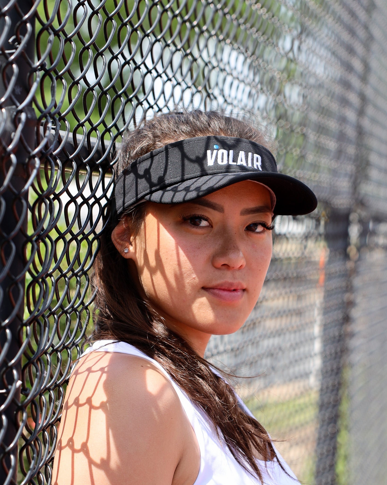 Volair Visor – Black – pickleball hat