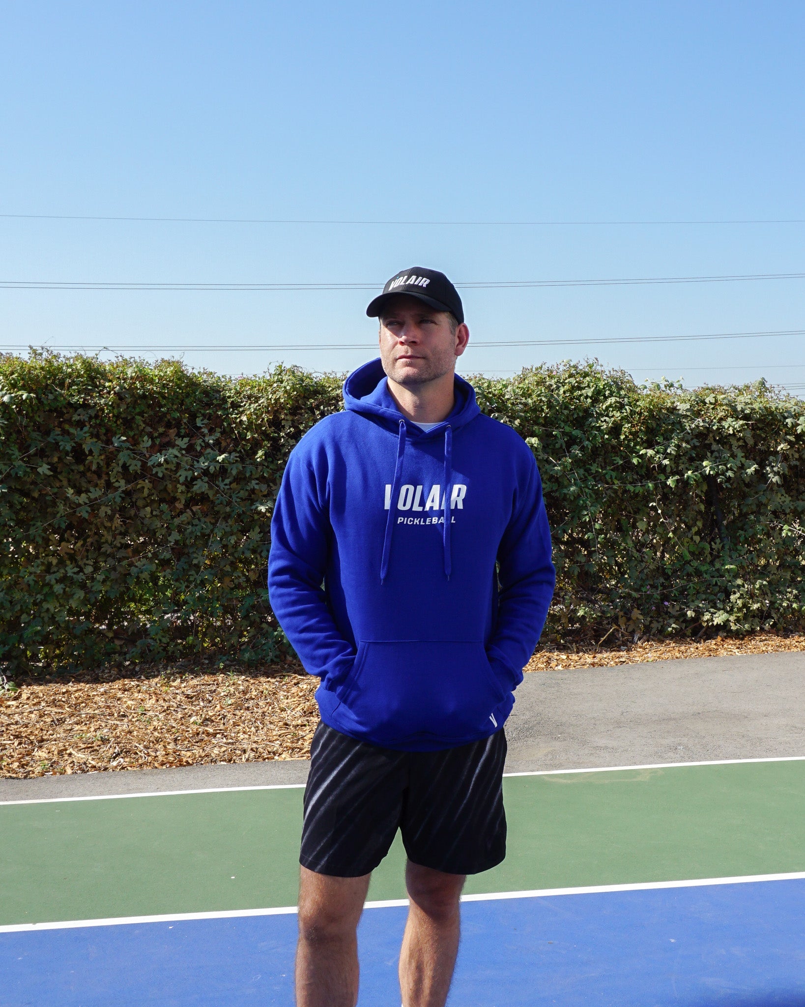 Volair Pickleball Hoodie side view