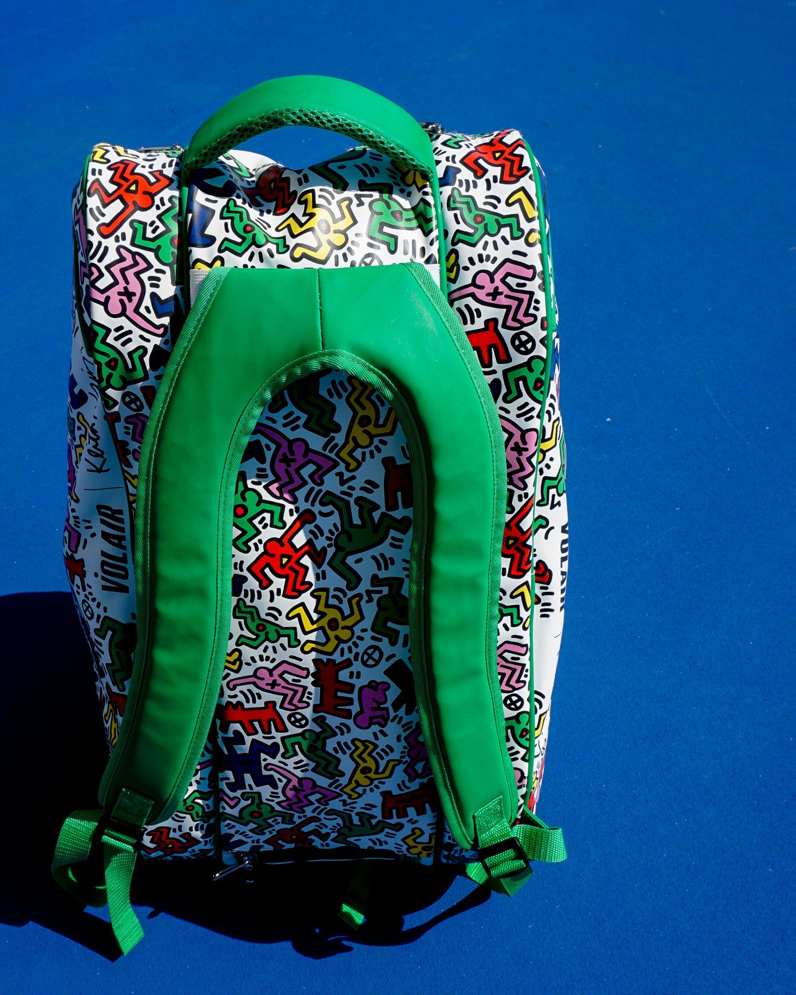 Volair x Keith Haring Paddle Bag #3 – pickleball bag front view
