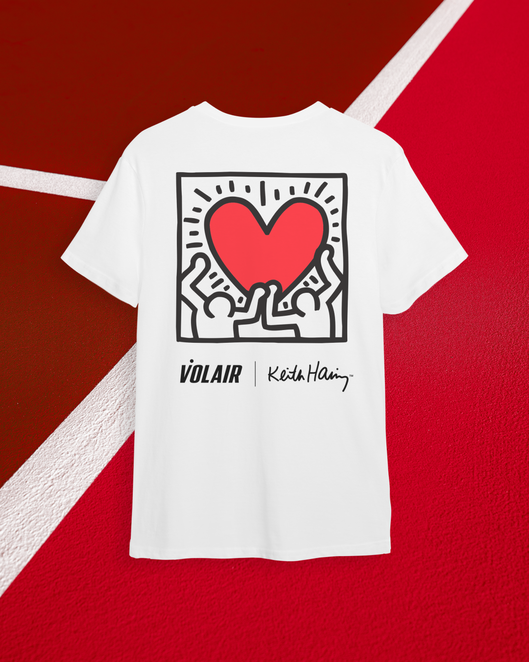 Volair x Keith Haring T-Shirt #1 – pickleball apparel front view