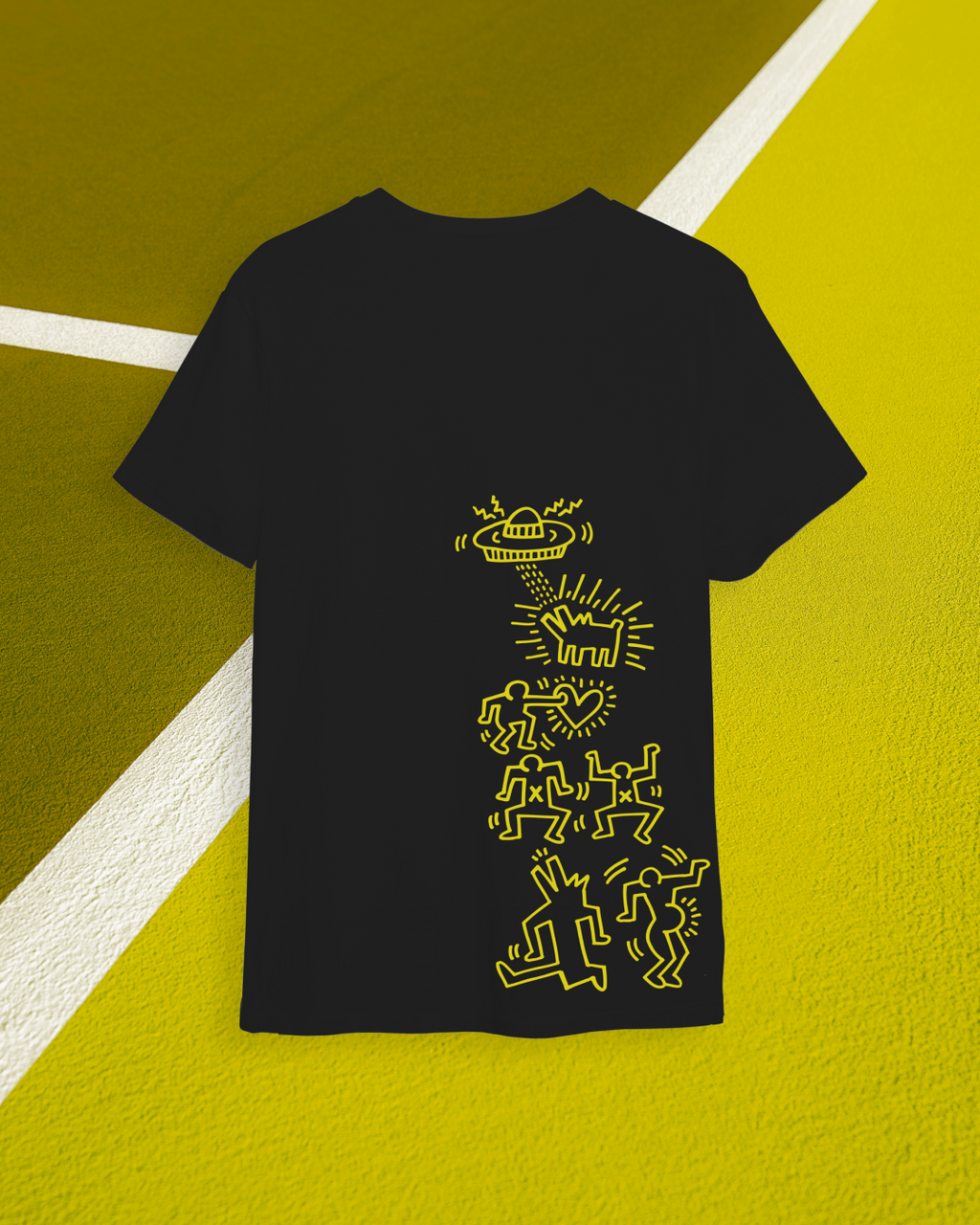 Volair x Keith Haring T-Shirt #2 – pickleball apparel front view