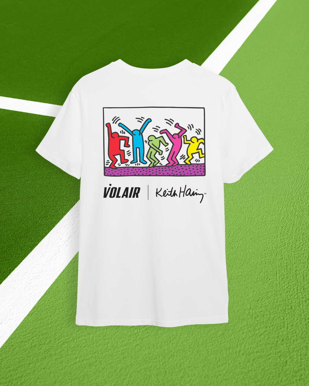Volair x Keith Haring T-Shirt #4 – pickleball apparel front view