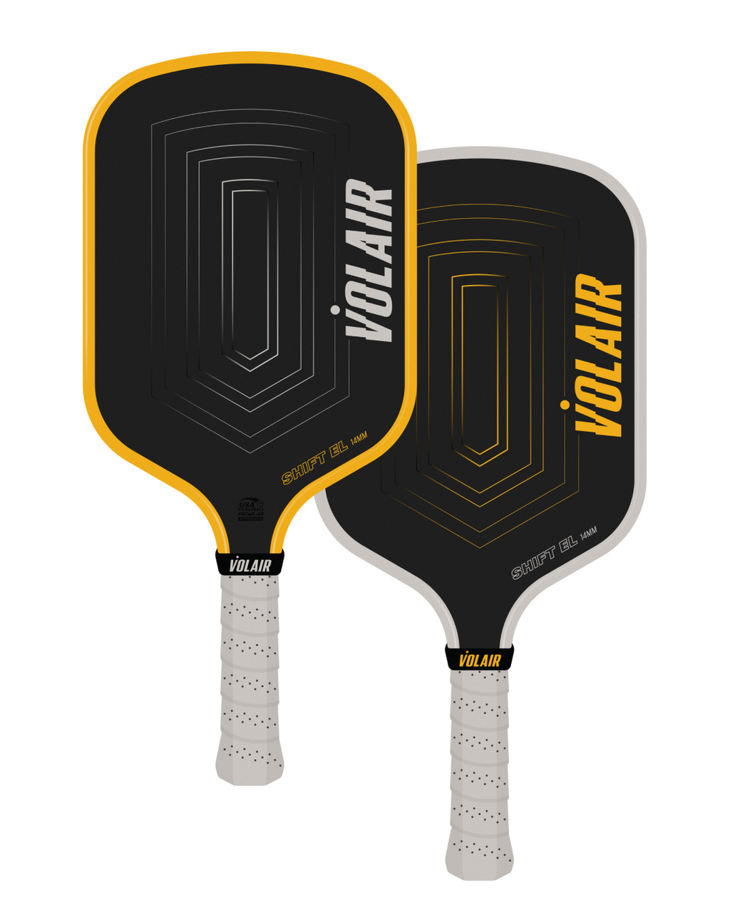 SHIFT EL Pickleball Paddle 14mm side view
