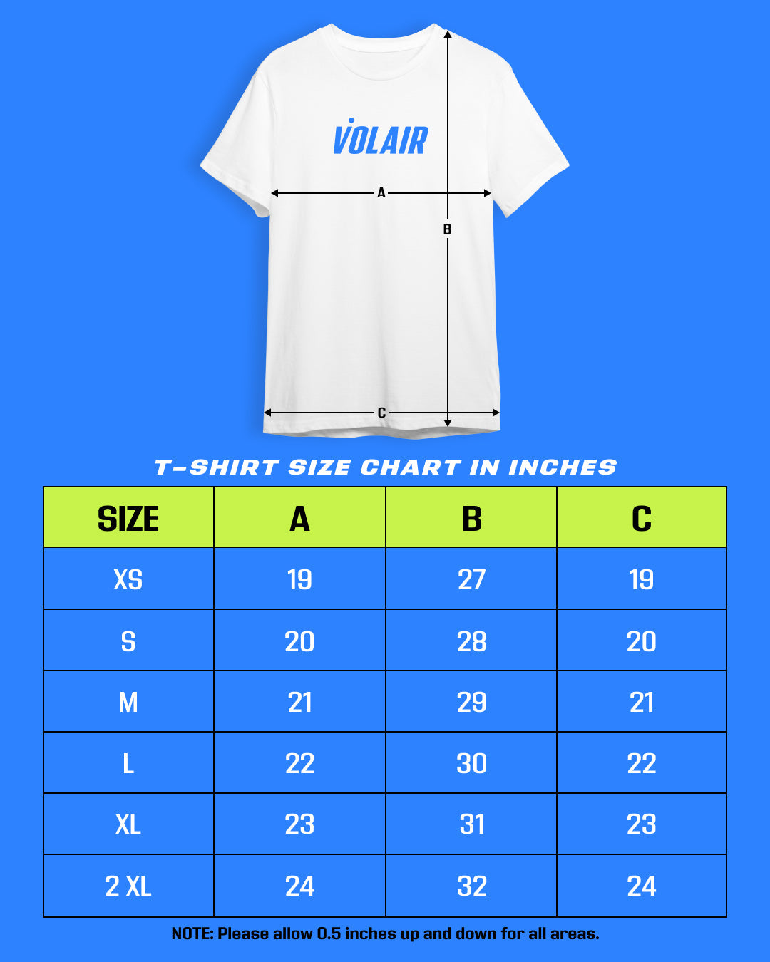 Volair T-Shirt – White – pickleball apparel back view