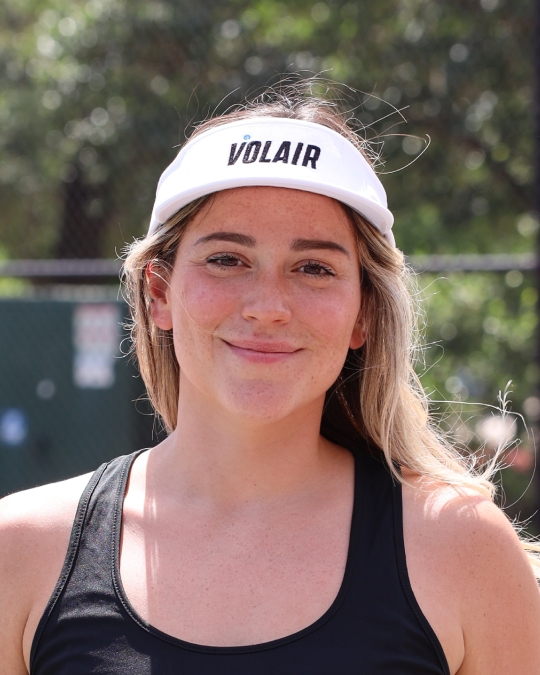 Volair Visor – White – pickleball hat front view