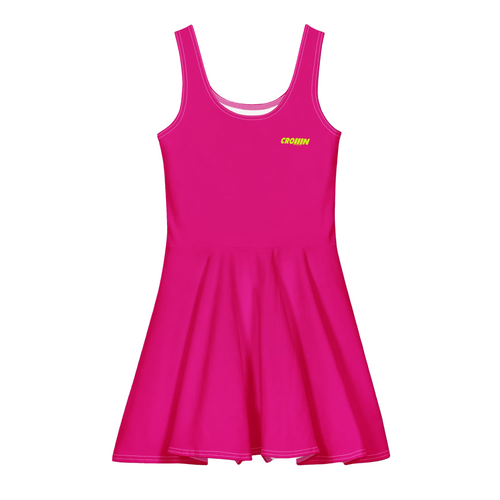 CROWN ATHLETICA /// Court Dress (PINK) – pickleball apparel front view