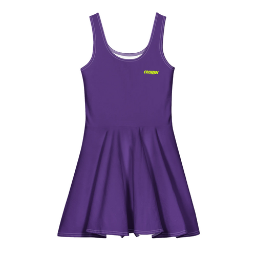 CROWN ATHLETICA /// Court Dress (PURPLE) – pickleball apparel front view