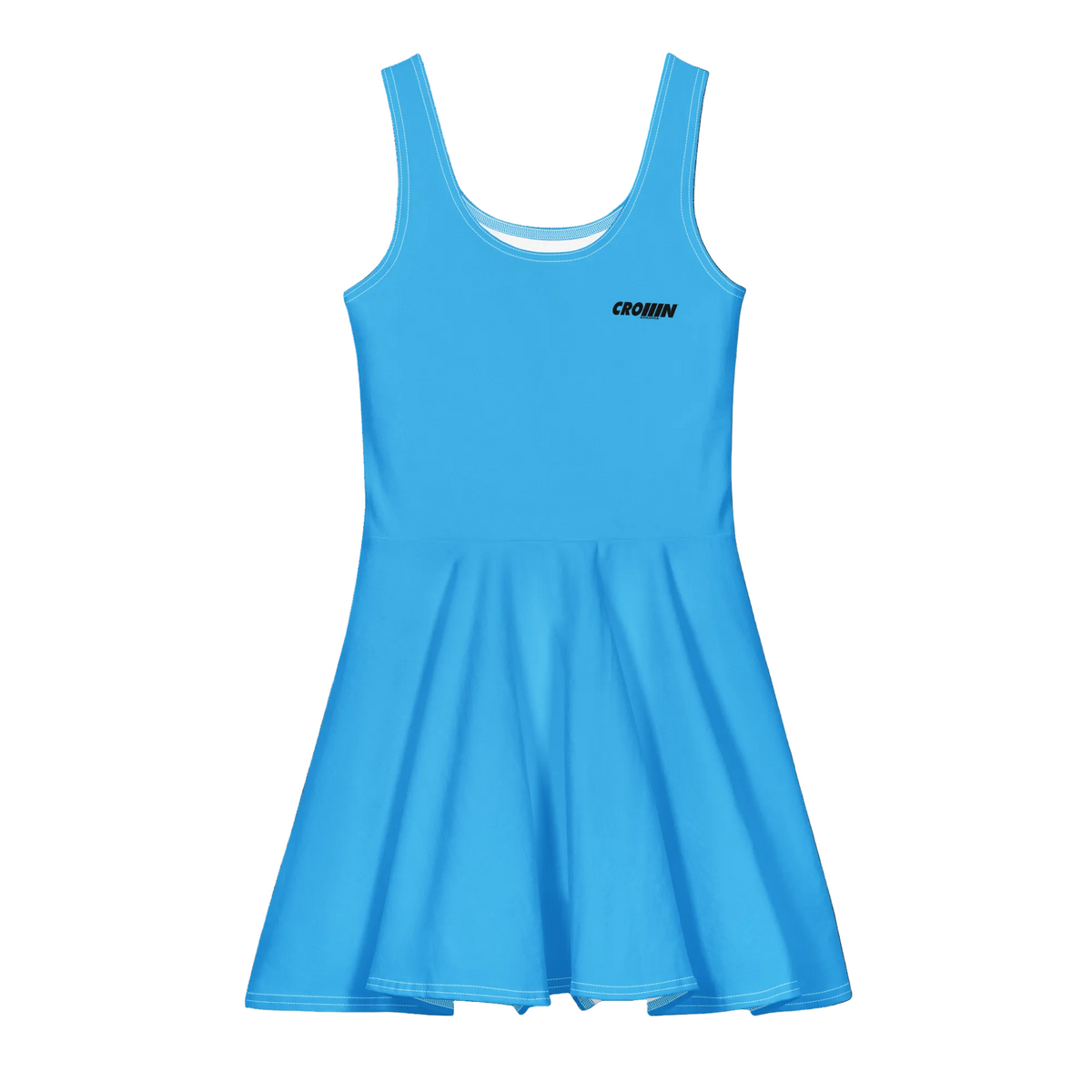 CROWN ATHLETICA /// Court Dress (BLUE) – pickleball apparel front view