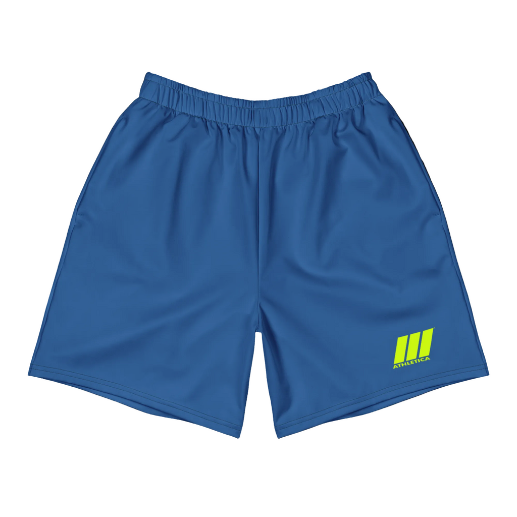 CROWN ATHLETICA /// Logo Short (BLUE) – pickleball apparel front view