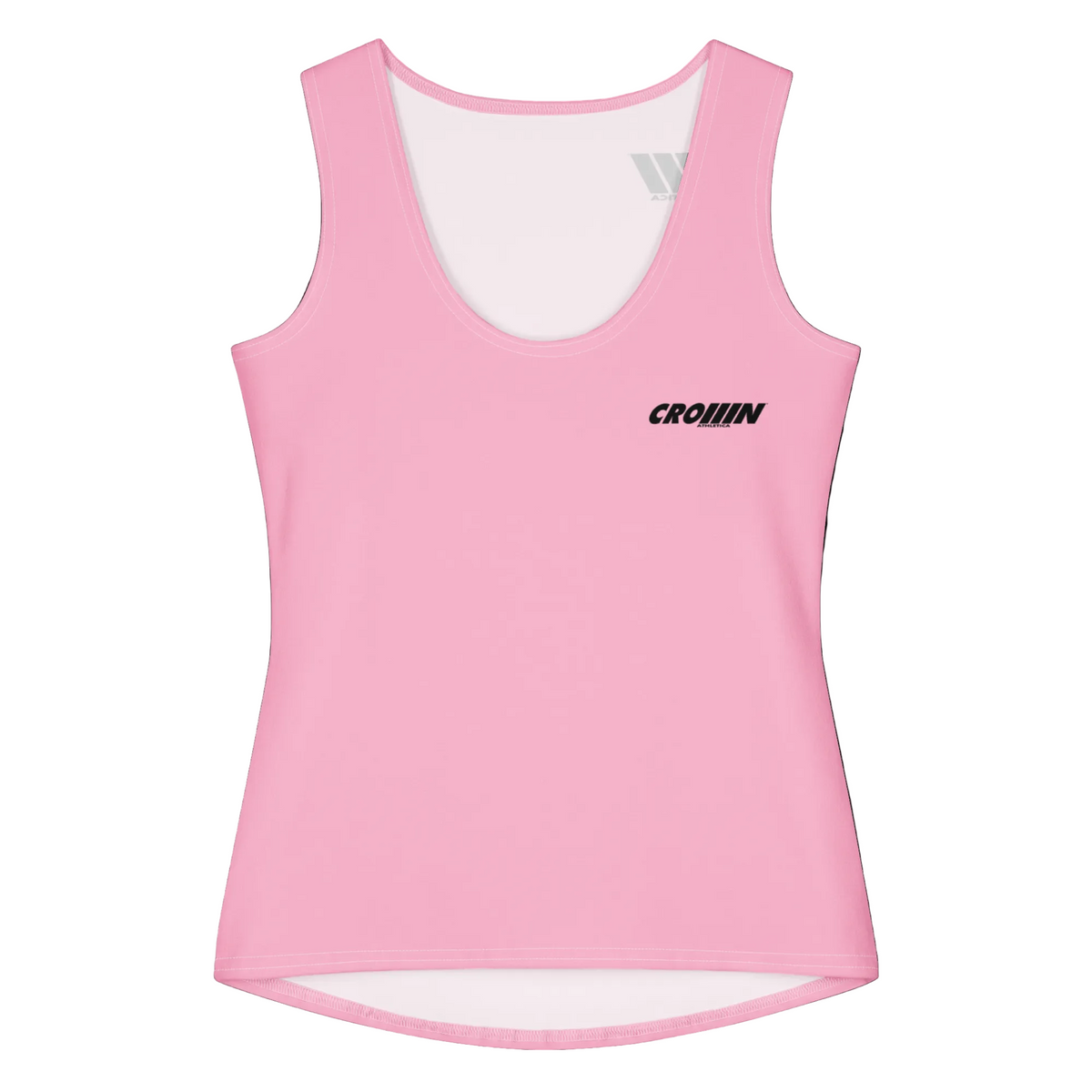 CROWN ATHLETICA /// Women's Tank (PINK) – pickleball apparel front view