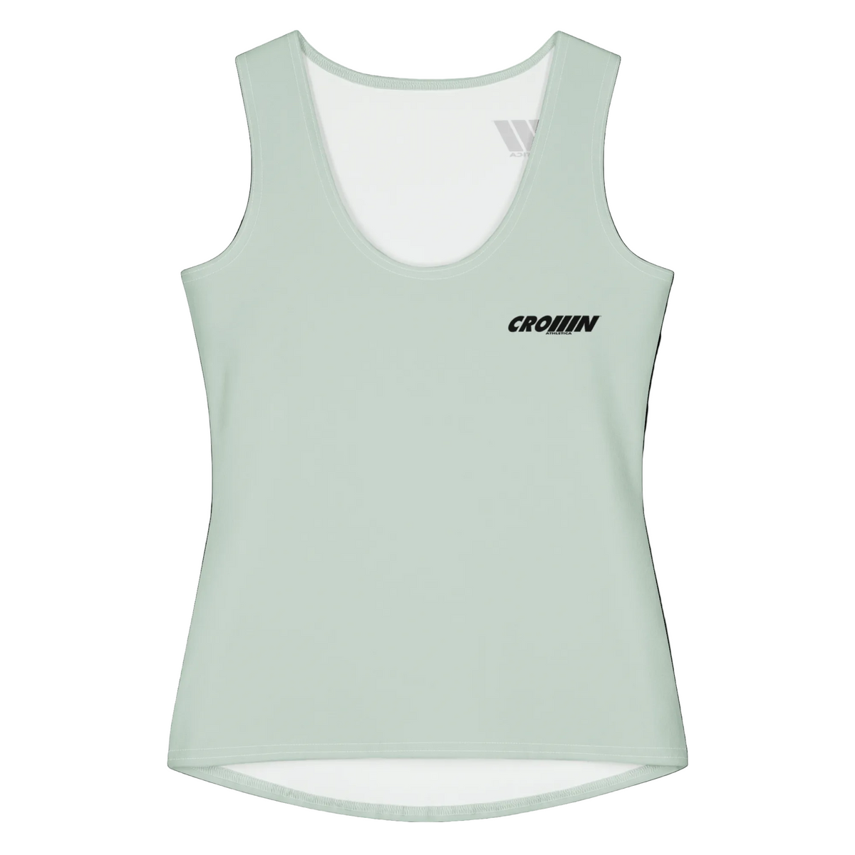 CROWN ATHLETICA /// Women's Tank (GREEN) – pickleball apparel front view