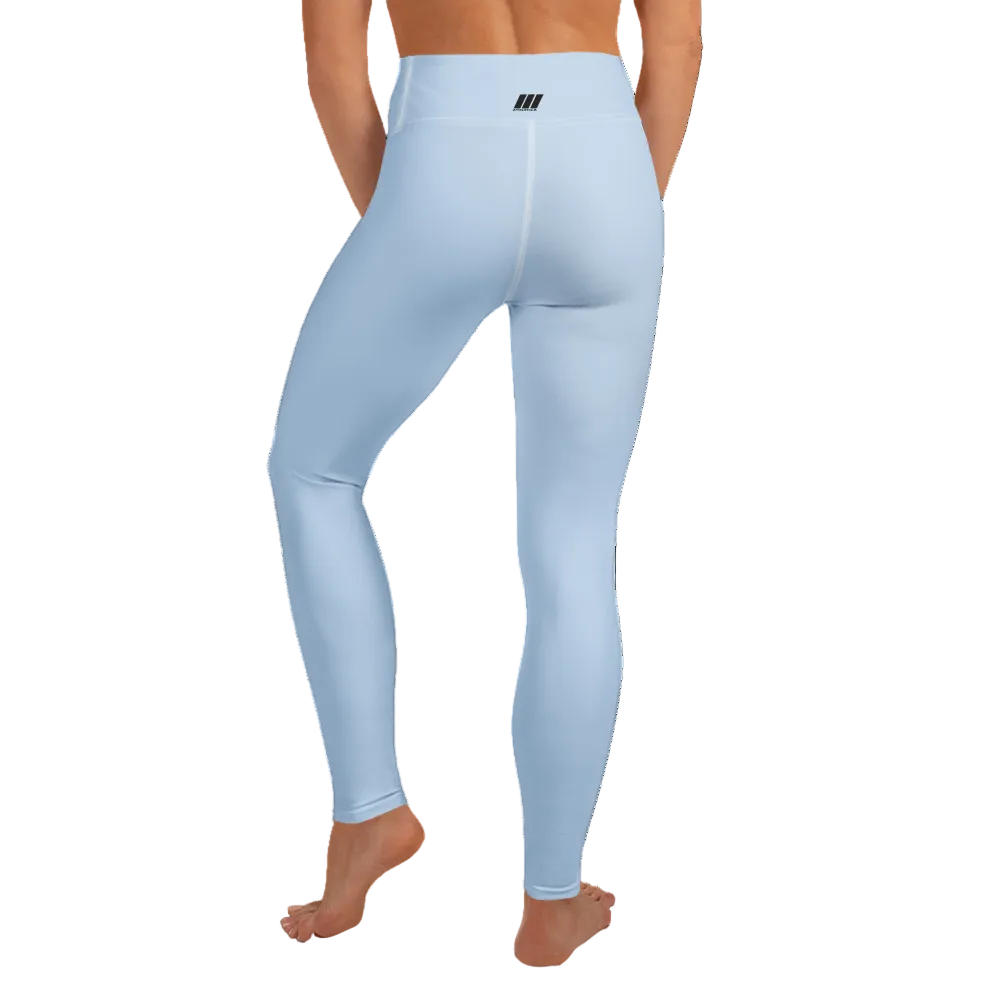 CROWN ATHLETICA /// Women's Leggings (BLUE) – pickleball apparel close-up
