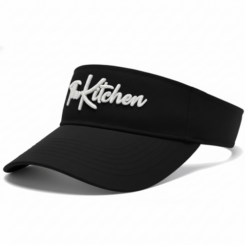 Black & White Visor – pickleball hat