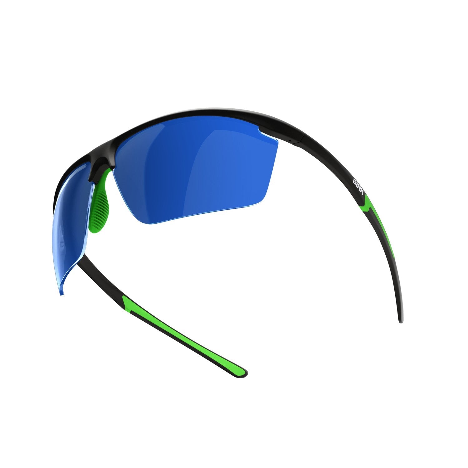 Daytona Petite Large Sunglasses - Black/Green