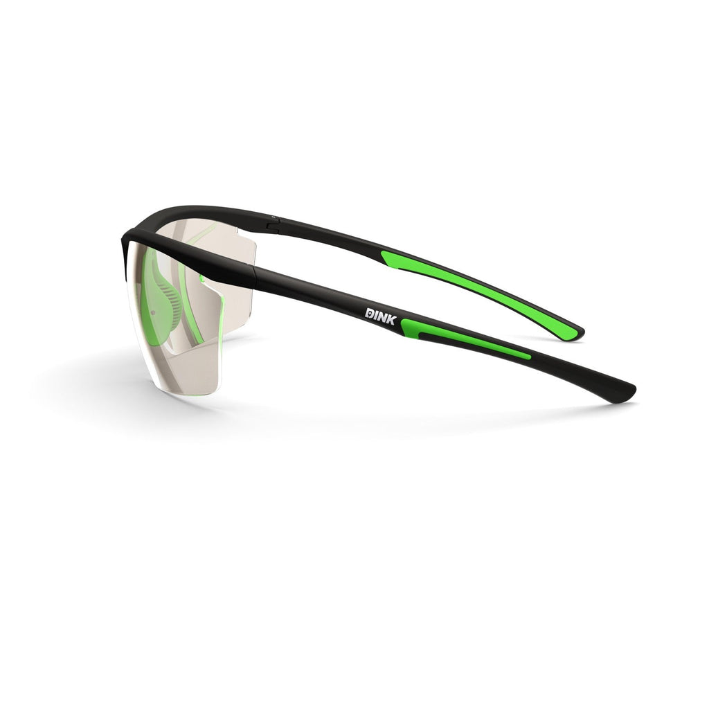 Daytona Petite Large Sunglasses - Black/Green