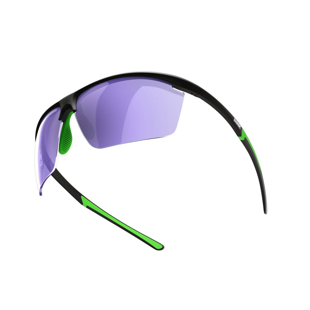 Daytona Petite Large Sunglasses - Black/Green