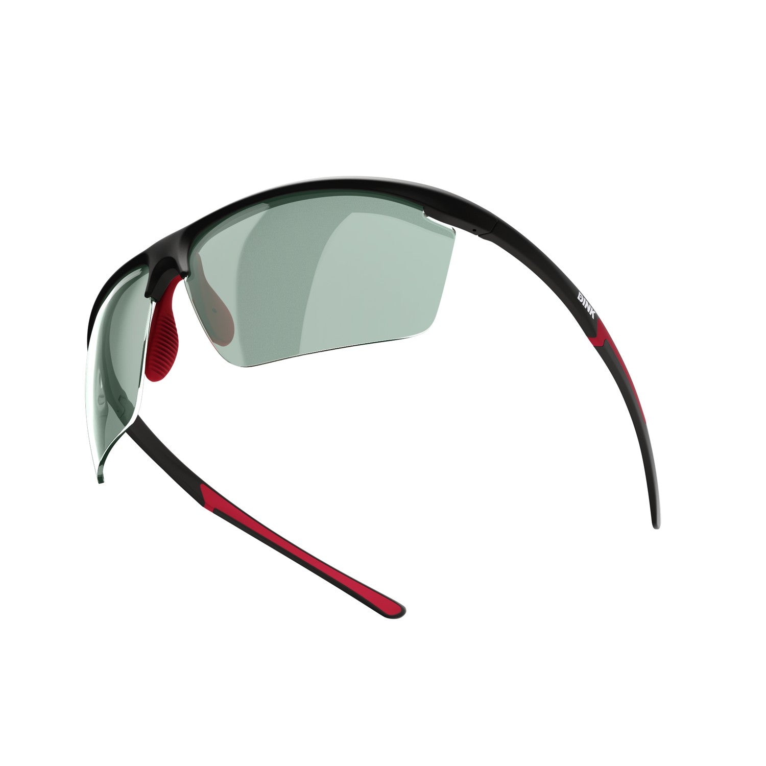 Daytona Petite Large Pickleball Sunglasses - Black/Red