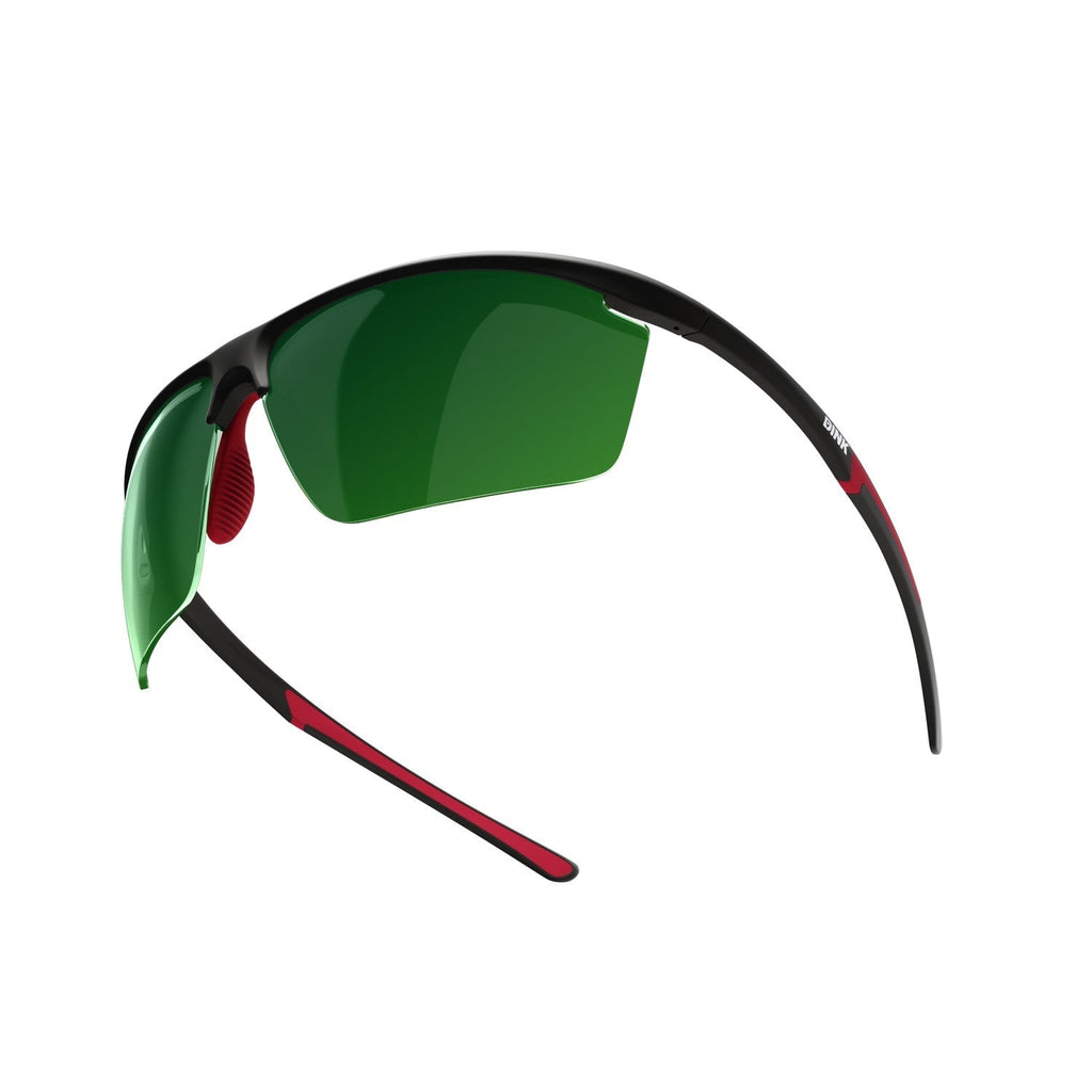 Daytona Petite Large Pickleball Sunglasses - Black/Red