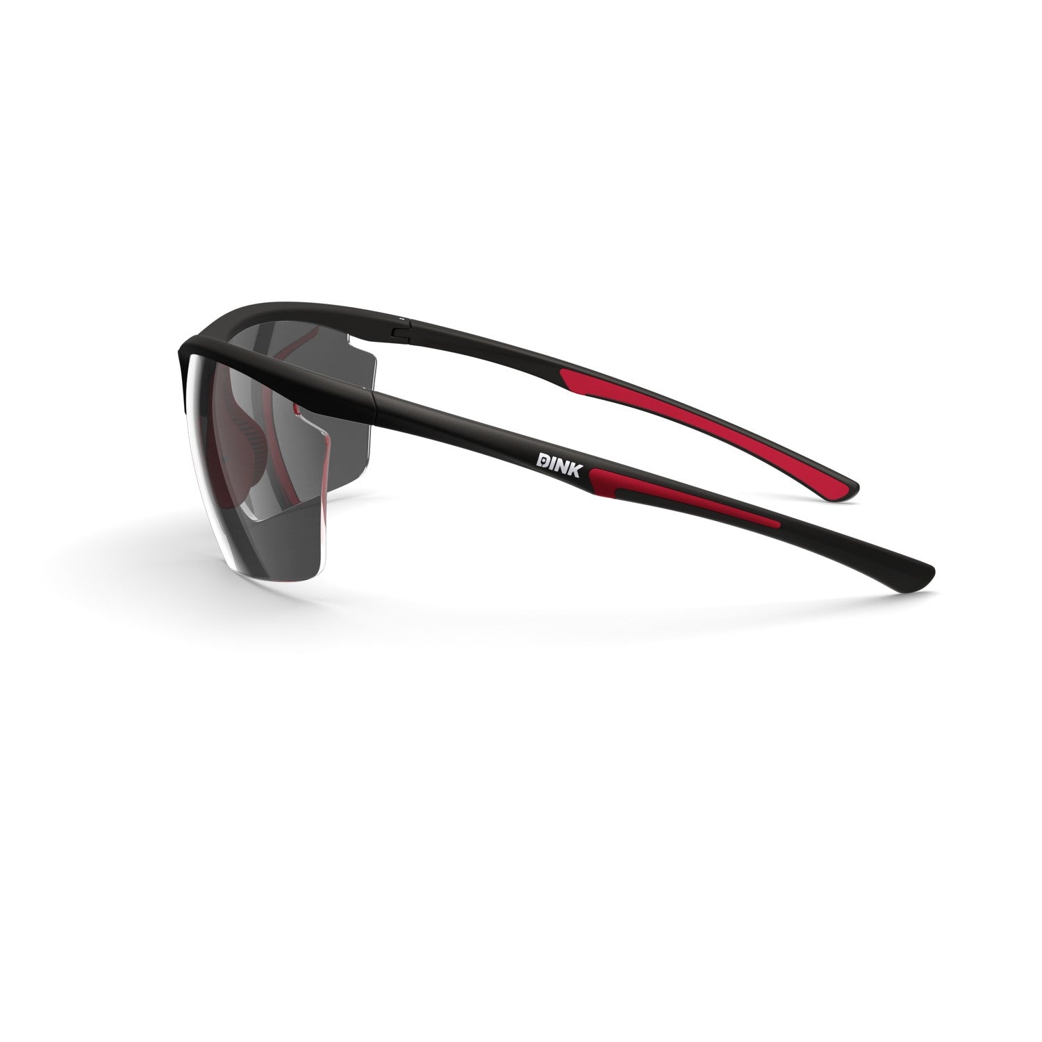 Daytona Petite Large Sunglasses - Black/Red