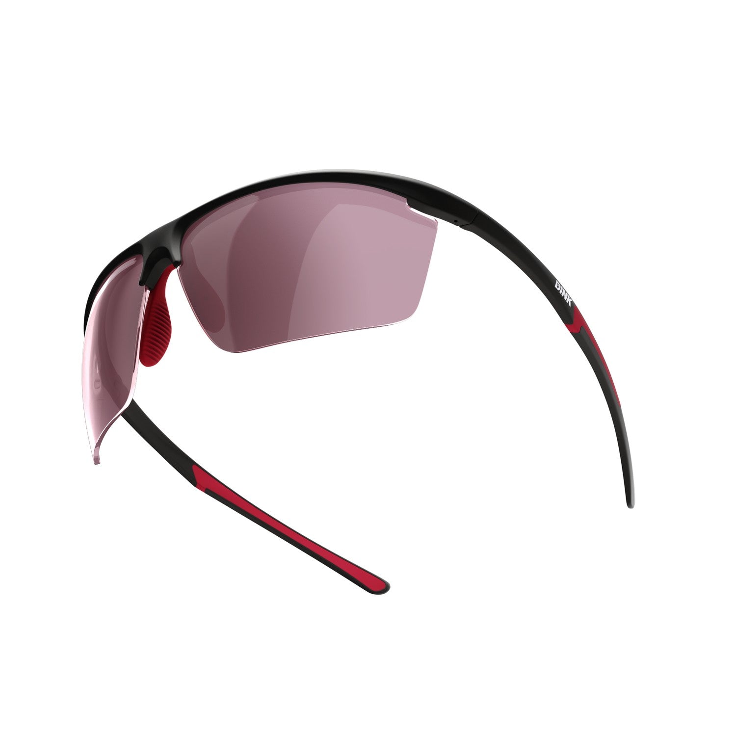 Daytona Petite Large Pickleball Sunglasses - Black/Red
