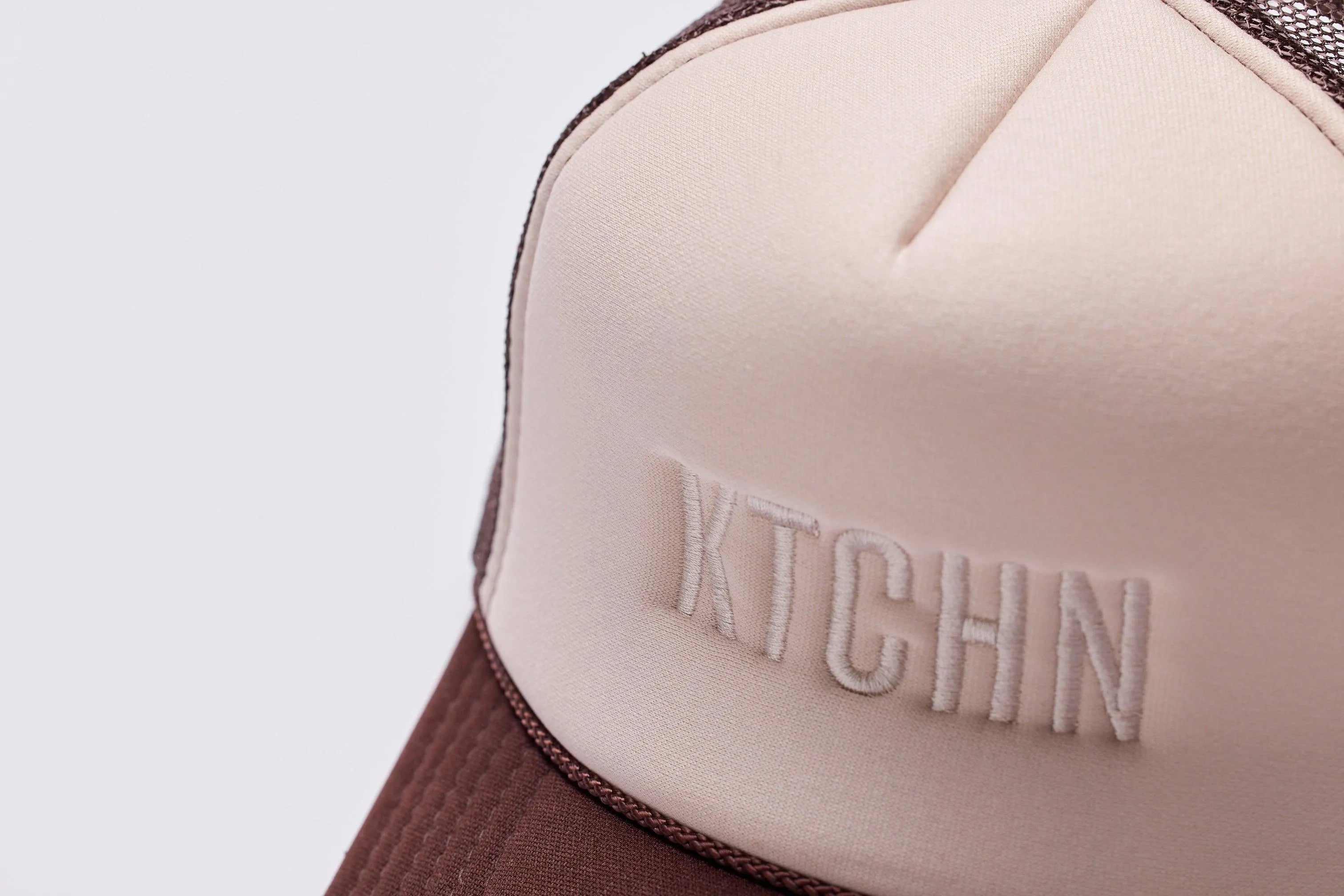 KTCHN Logo Foam Pickleball Trucker in use
