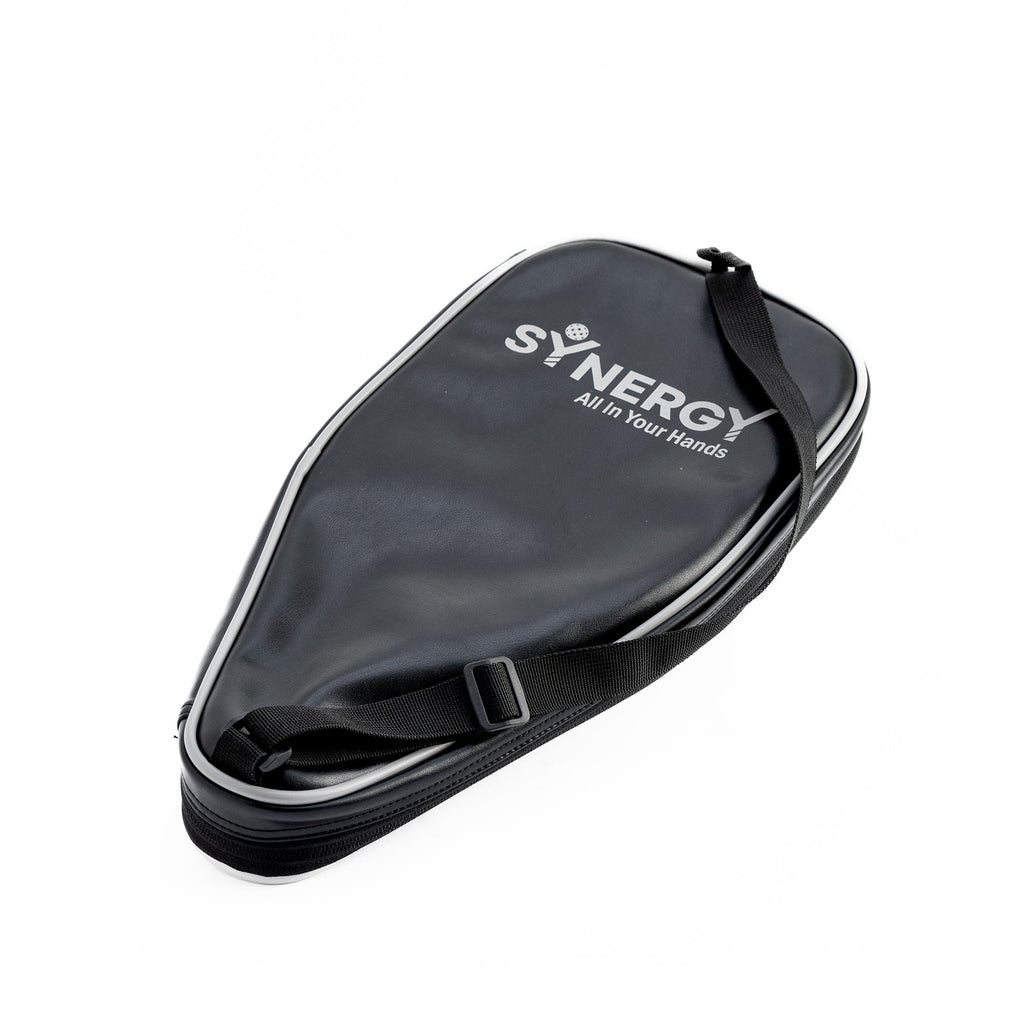 Pickleball Paddle Premium Leather Case front view
