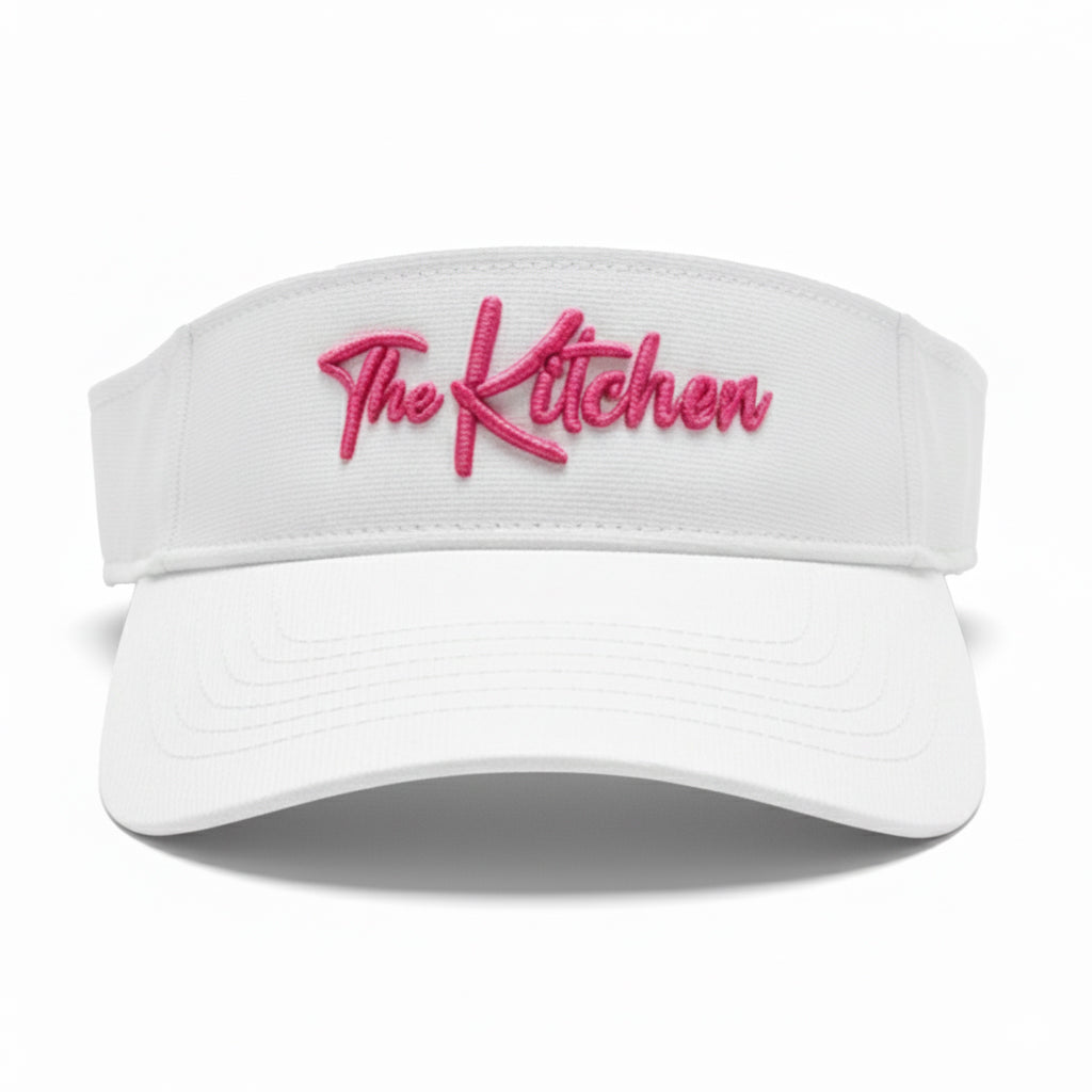 Pink Women's Visor – pickleball hat front view