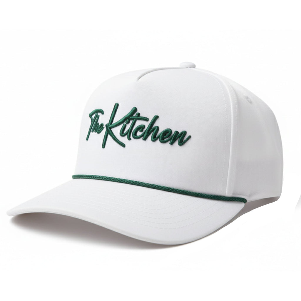 The Kitchen White Snapback – pickleball hat